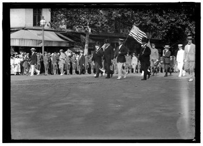 DRAFT PARADE. C.J. COLUMBUS; WILLIAM F. GUDE; WILSON; WILLIAM T. GALLIHER LCCN2016868323