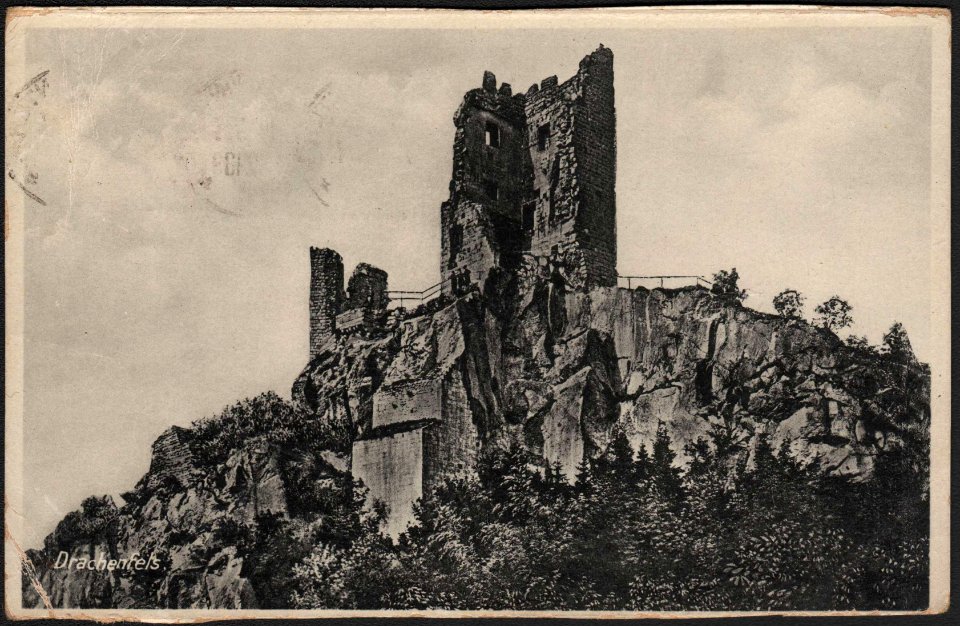 Drachenfels postcard