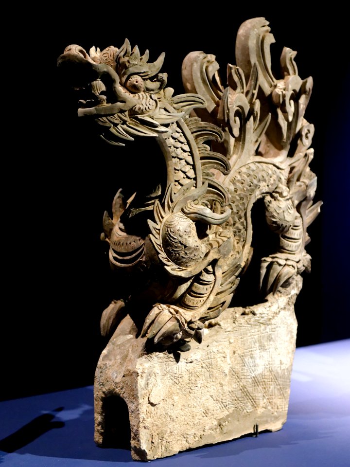 Dragon roof ornament Le dynasty Guimet EDAV
