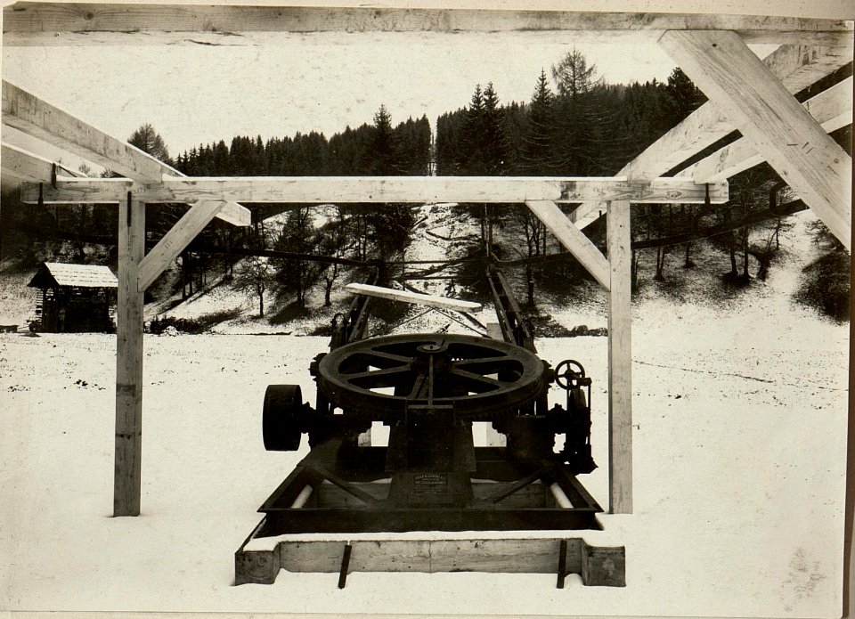 Drahtseilbahn untere Station Kötschach, Gentschach. (BildID 15465467)