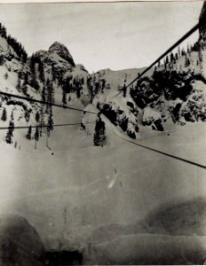 Drahtseilbahn von Innerfeld nach Dreizinnenplateau. (BildID 15577769)