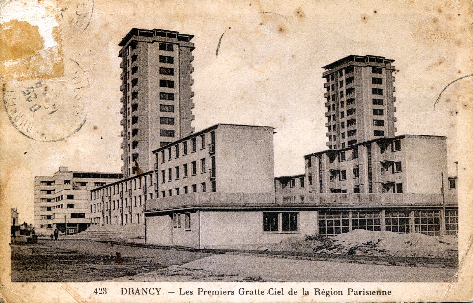 Drancy.Premiers gratte-ciels de la région parisienne