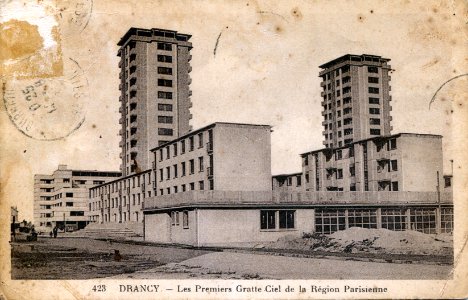 Drancy.Premiers gratte-ciels de la région parisienne