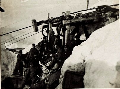 Drahtseilbahn. Endstation auf der Cima di Bocche. (BildID 15574507)