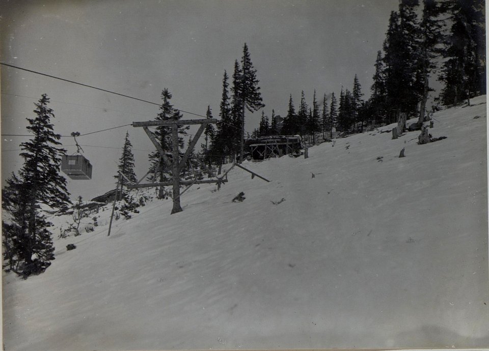 Dratseilbahn auf die Höhe Cimbreslava vielka Kote 1616. (BildID 15450019)