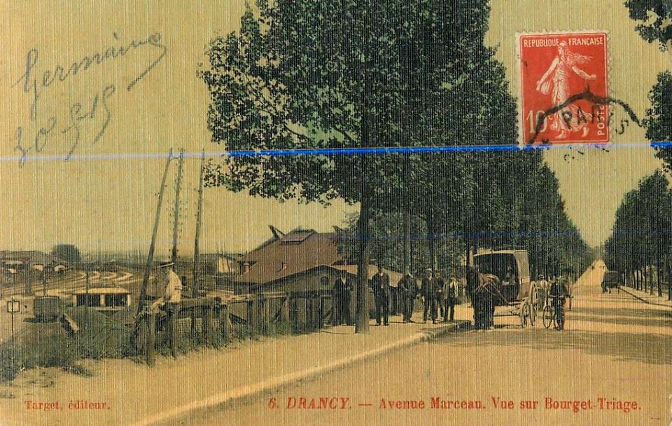 Drancy.Avenue Marceau.Gare du Bourget-Triage