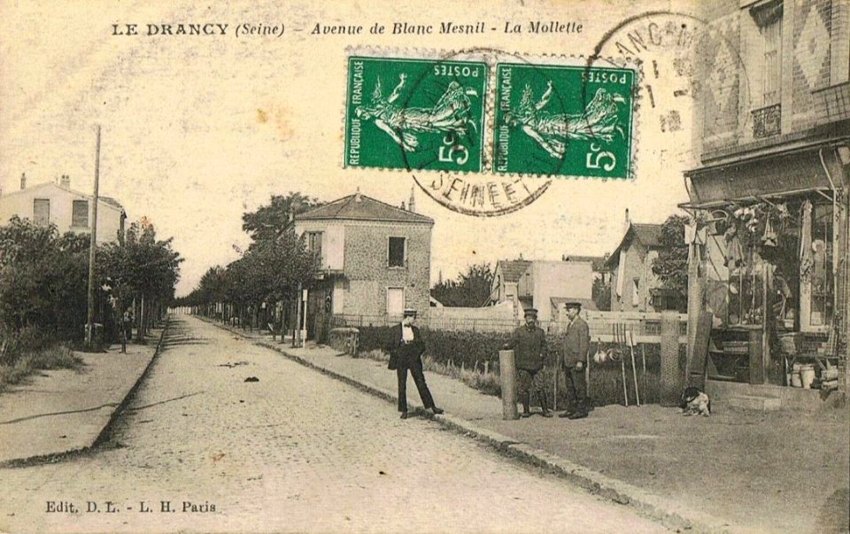 Drancy.Avenue du Blanc-Mesnil.La Mollette