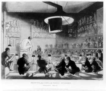 Drawing from Life at the Royal Academy, Somerset House LCCN2006691901