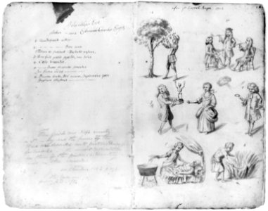 Drawings of annual guild days of Norwich, England, 1705 LCCN2006689719