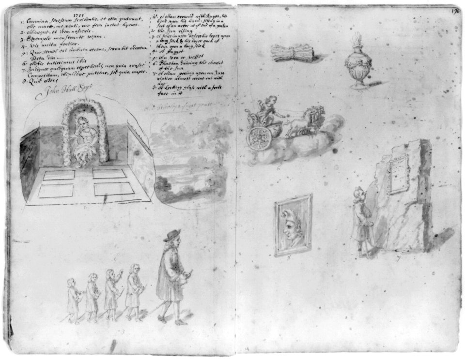 Drawings of annual guild days of Norwich, England, 1705 LCCN2006689723