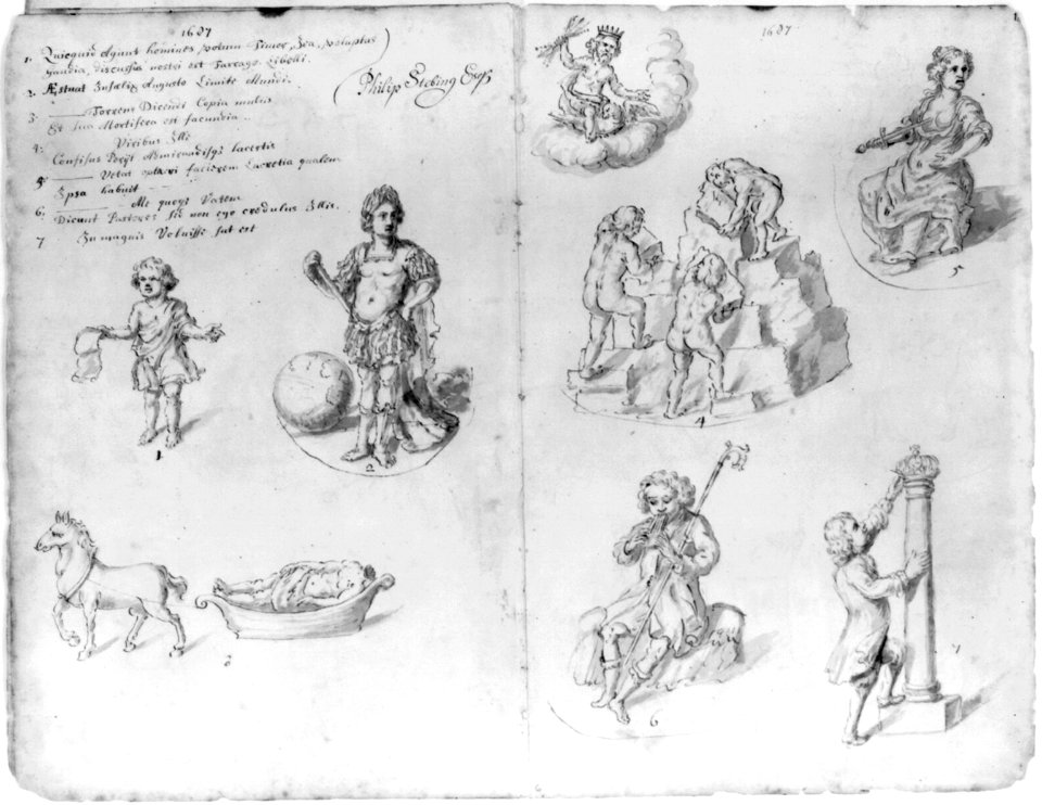 Drawings of annual guild days of Norwich, England, 1705 LCCN2006689729