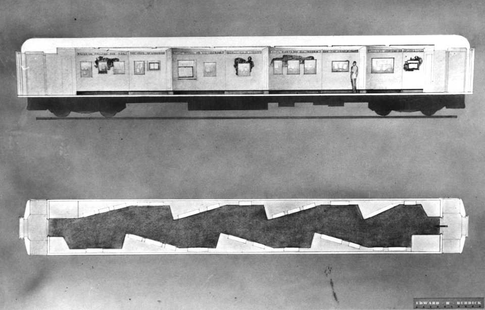 Drawing of Freedom Train Interior (19084584145)