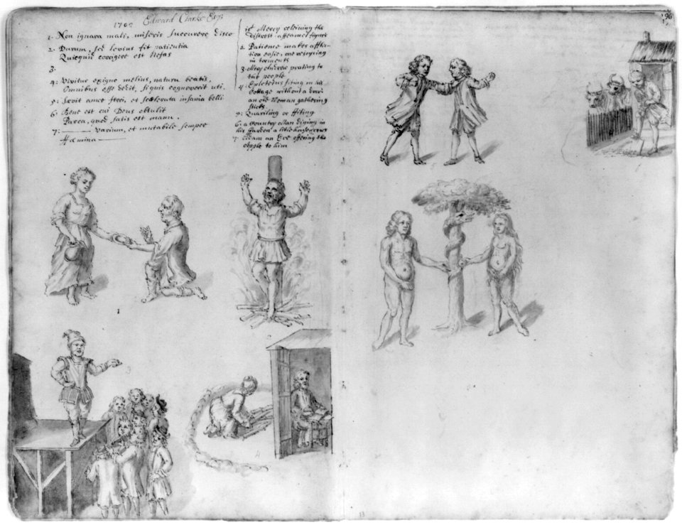 Drawings of annual guild days of Norwich, England, 1705 LCCN2006689724