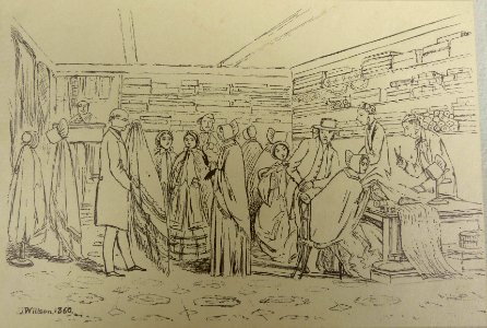 Drawings of Quakers by J J Willson - 6