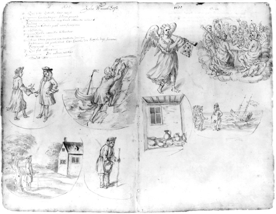 Drawings of annual guild days of Norwich, England, 1705 LCCN2006689728