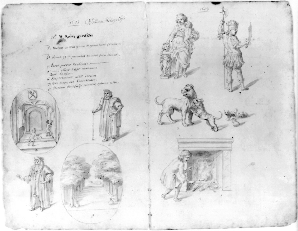 Drawings of annual guild days of Norwich, England, 1705 LCCN2006689732