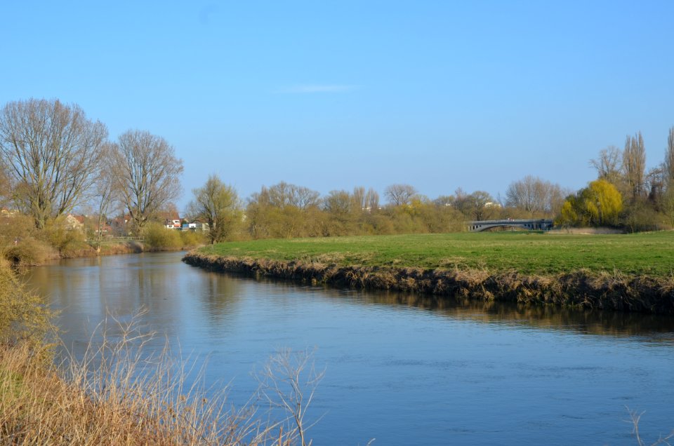 Dreibogenbruecke ueber die Leine in Grasdorf, Laatzen, Region Hannover (10)