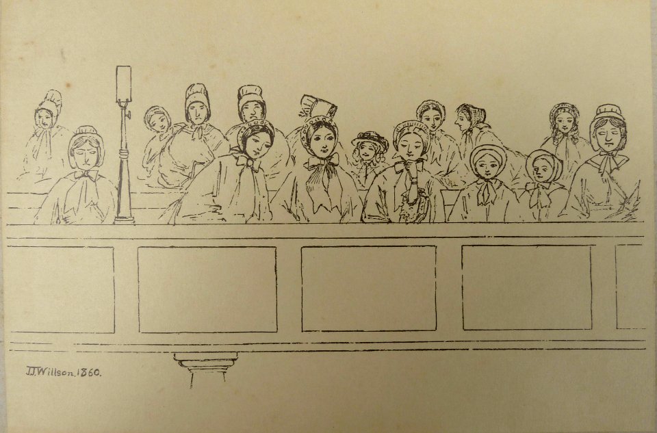 Drawings of Quakers by J J Willson - 4