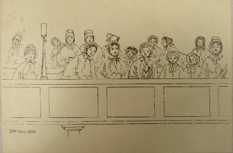 Drawings of Quakers by J J Willson - 4
