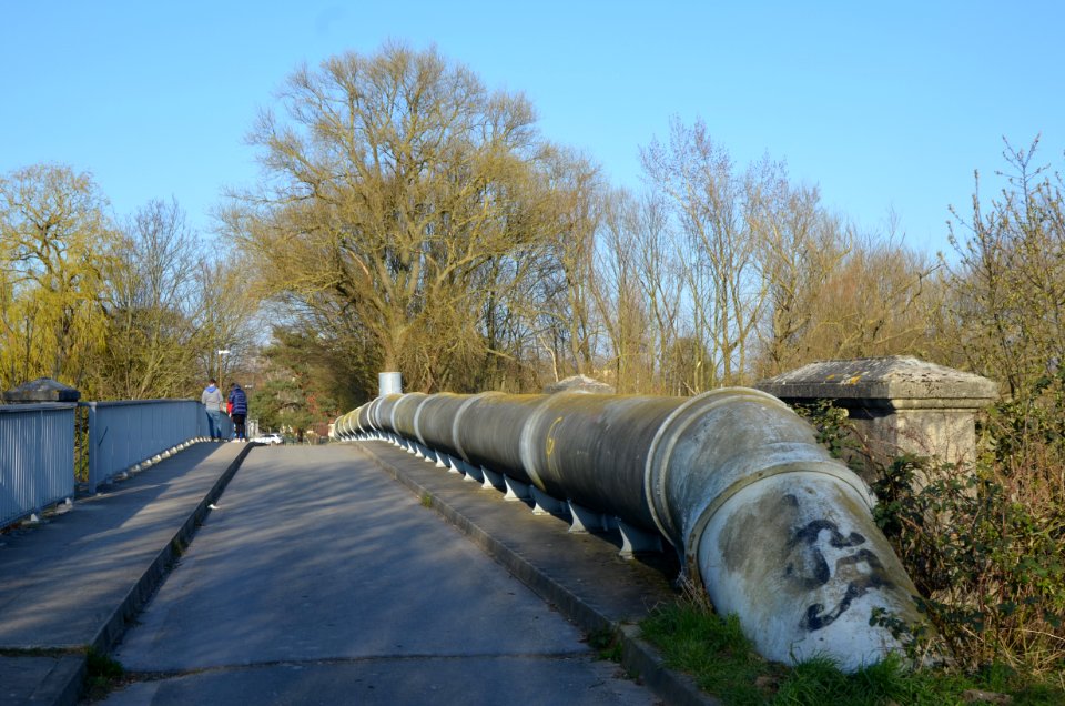 Dreibogenbruecke ueber die Leine in Grasdorf, Laatzen, Region Hannover (30)