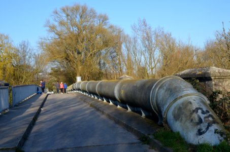 Dreibogenbruecke ueber die Leine in Grasdorf, Laatzen, Region Hannover (33)