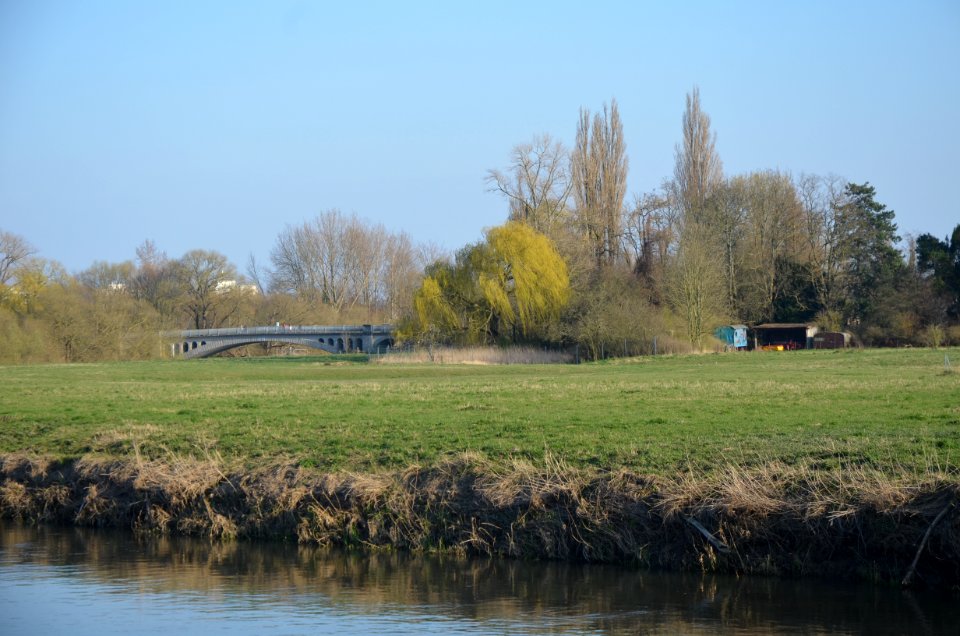 Dreibogenbruecke ueber die Leine in Grasdorf, Laatzen, Region Hannover (12)