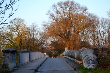 Dreibogenbruecke ueber die Leine in Grasdorf, Laatzen, Region Hannover (41)