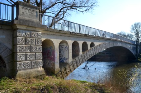 Dreibogenbruecke ueber die Leine in Grasdorf, Laatzen, Region Hannover (23)