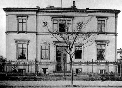 Dresden Haus Parkstraße 3 um 1875 (zerstört)