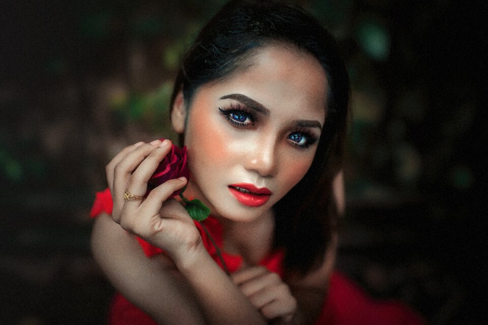 Beautiful glamour elegant