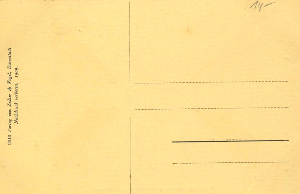 Dresden, Sachsen - Ausstellungspalast und Stübelbrunnen (back) (Zeno Ansichtskarten)