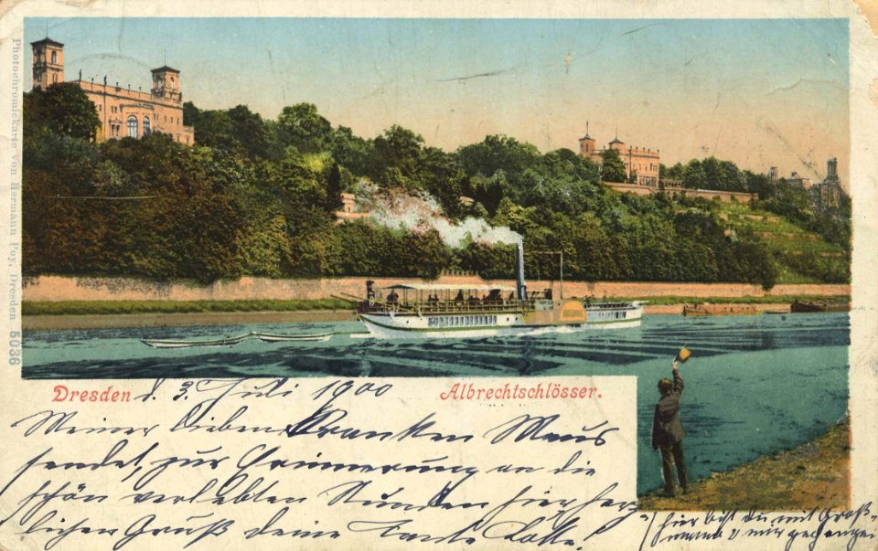 Dresden, Sachsen - Albrechtsschlösser (Zeno Ansichtskarten)