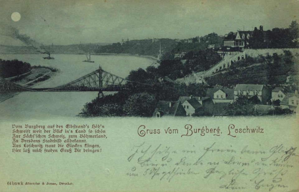 Dresden, Sachsen - Burgberg (Zeno Ansichtskarten)
