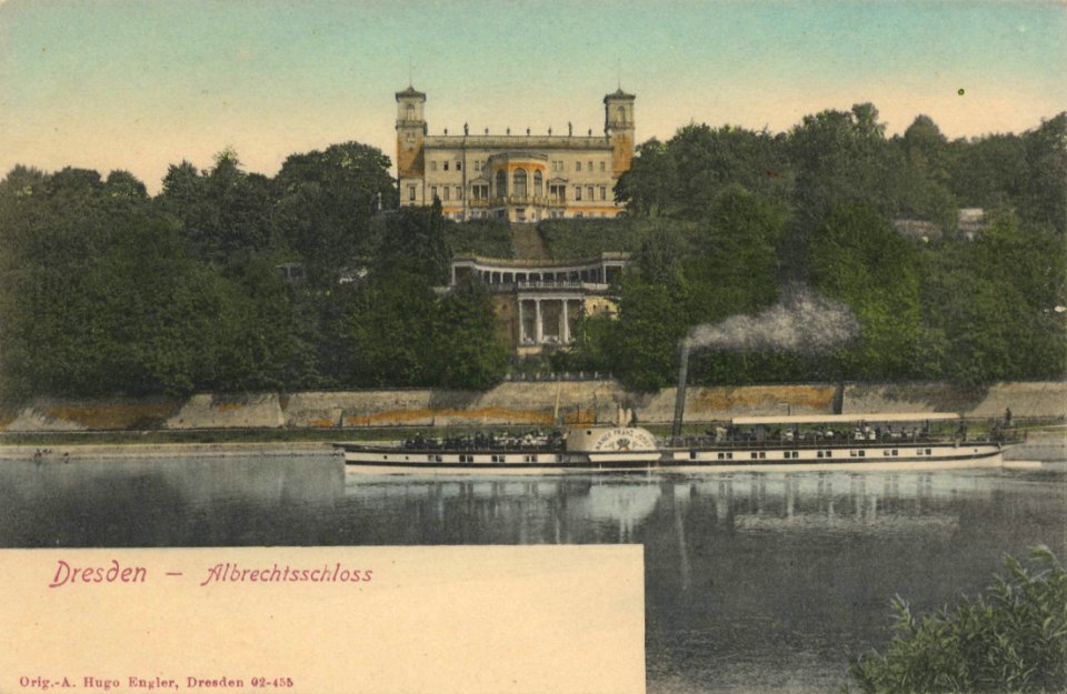 Dresden, Sachsen - Albrechtsschloss (Zeno Ansichtskarten)