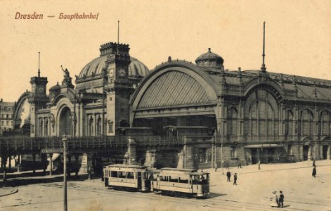 Dresden, Sachsen - Bahnhof (Zeno Ansichtskarten)
