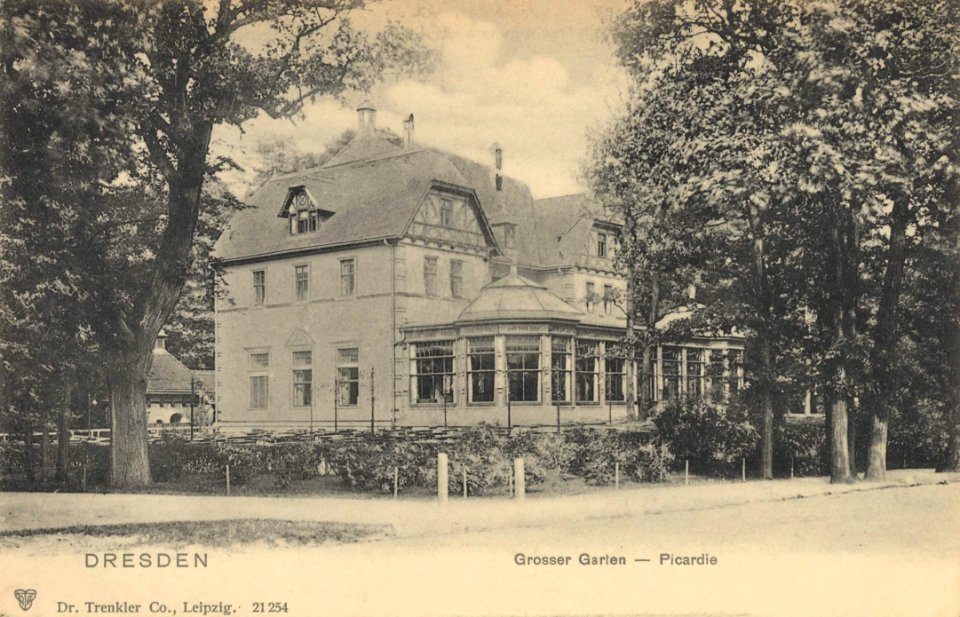 Dresden, Sachsen - Großer Garten, Picardie (Zeno Ansichtskarten)