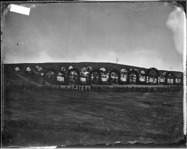 Dress Parade and Camp Scene, 44th New York Infantry, Alexandria, Va (4176696263)