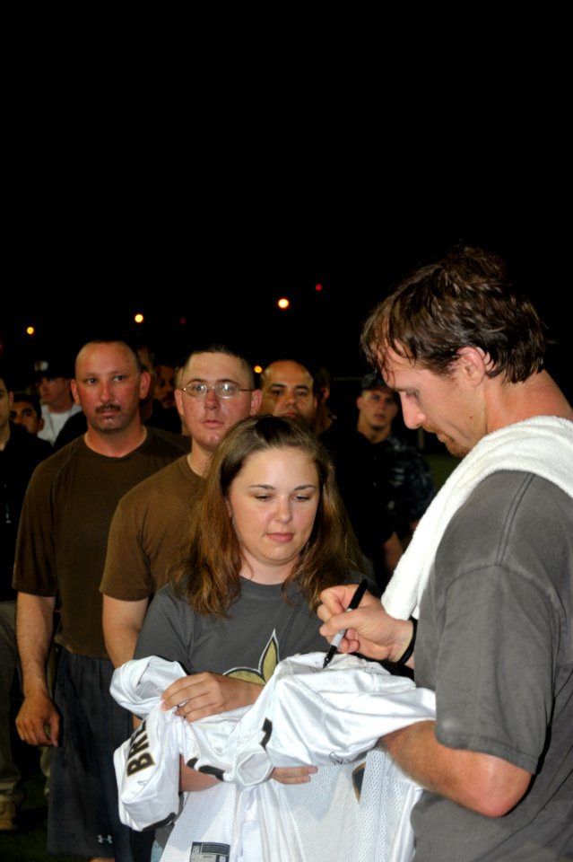 Drew Brees and NFL Players Visit CJTF-HOA in Djibouti DVIDS264488