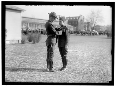 DREW, C. LIEUTENANT, U.S.A. BEING DECORATED LCCN2016869763