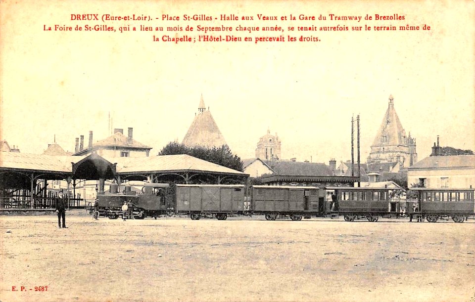 Dreux (Eure et Loir) - La Gare du Tramway de Brezolles
