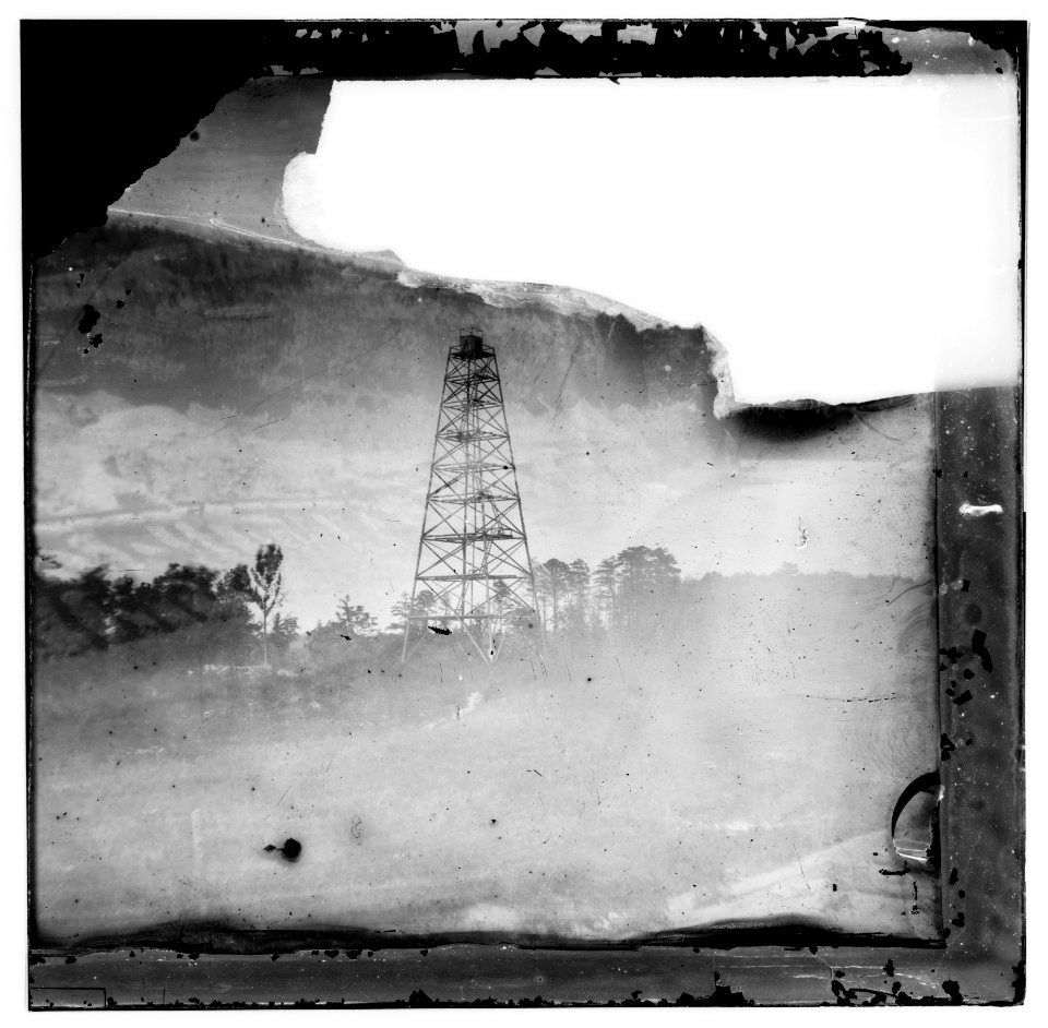 Drewry's Bluff, Virginia. Signal tower in the vicinity of Fort Darling LOC cwpb.01344