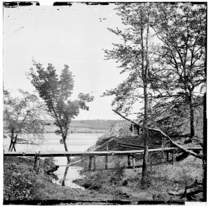 Drewrys bluff virginia view of confederate fort darling