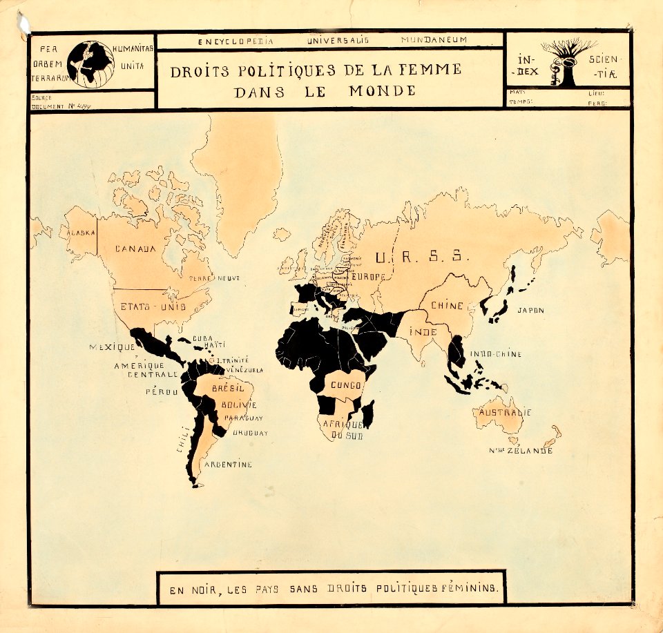 Droits politiques de la femme dans le monde