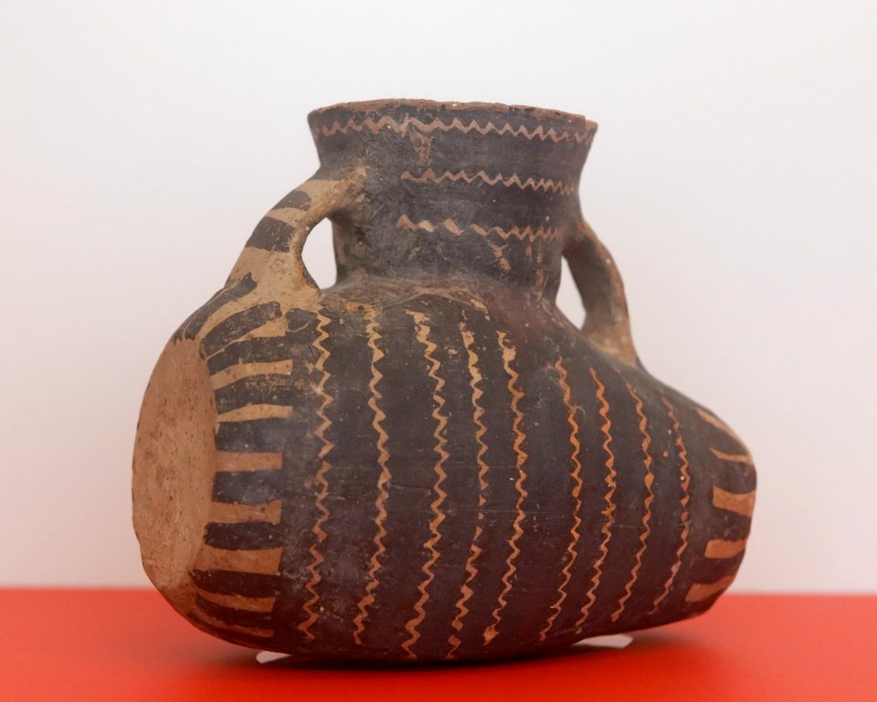 Drum-shaped pot Machang Guimet MA5131