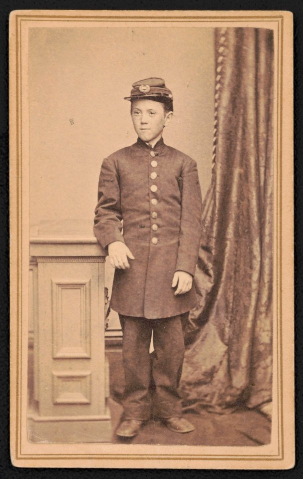 Drummer Jimmy Doyle of Co. B, 18th U.S. Infantry Regiment) - Moulthrop, photographer, Phoenix Building, 298 Chapel St., N. Haven, Ct LCCN2016646132
