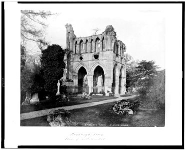 Dryburgh Abbey. Tomb of Sir Walter Scott LCCN94512981