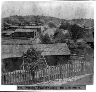 Drytown, Amador County-the Main Street LCCN2002720111