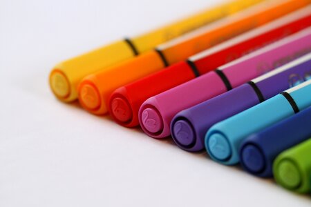 Fiber painter colored pencils colorful photo