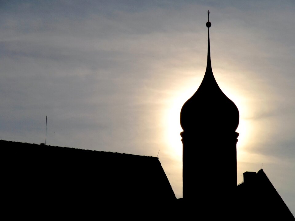 Silhouette evening silhuette