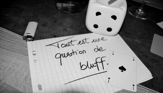 Black and white games poker